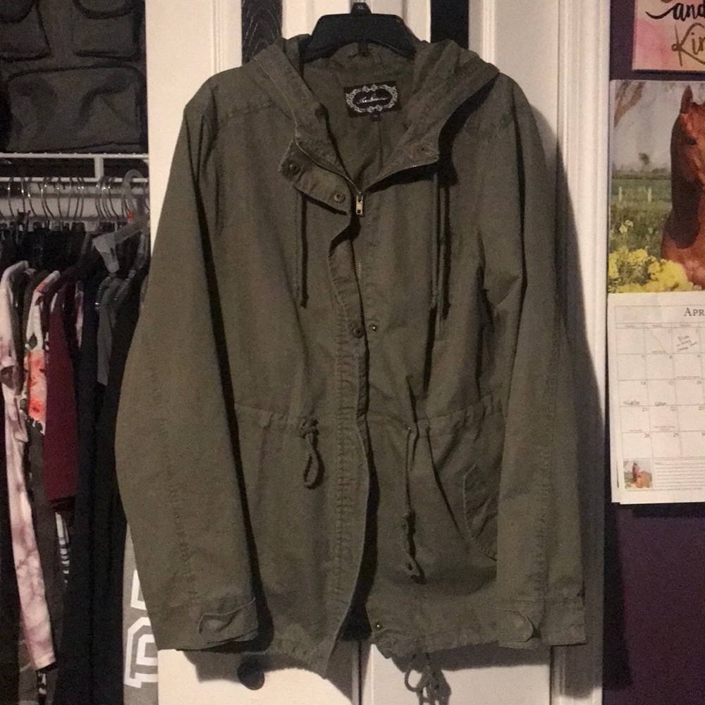 Army green jacket